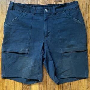 SWRVE Durable Cotton Camp Shorts | Men’s Regular 34 | Dark Grey